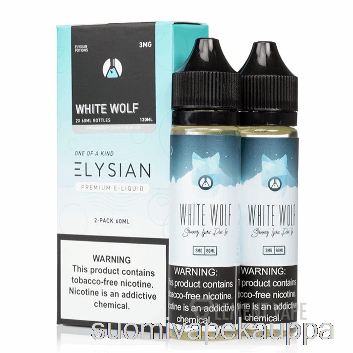 Vape Kauppa White Wolf - Elysian Labs - 120ml 0mg